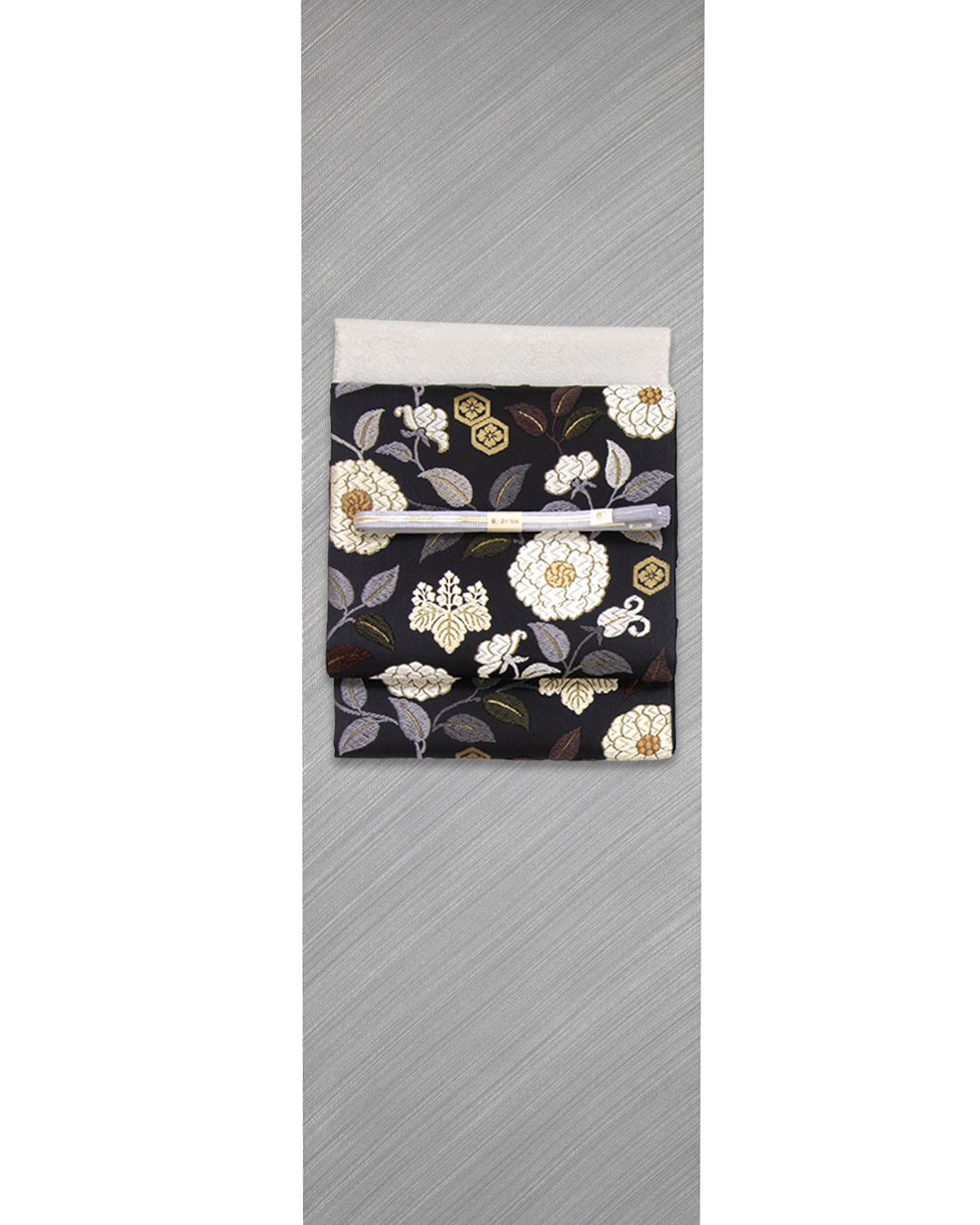 勝山さと子×和小物さくら 草履 「ハンプ×帯地」 千成堂別注 白生成 Lサイズ の画像