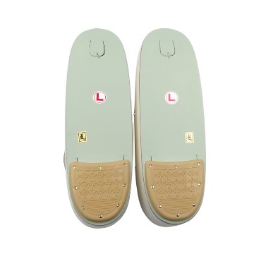 勝山さと子×和小物さくら 草履 「ハンプ×帯地」 千成堂別注 白生成 Lサイズ の画像