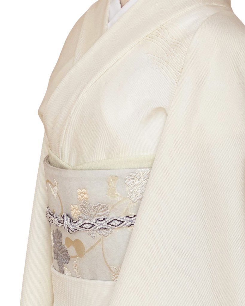 吉澤 「波頭」 千成堂別注 友禅の付下げ 絽 夏きもの 胡粉色＜お仕立て代込＞の画像