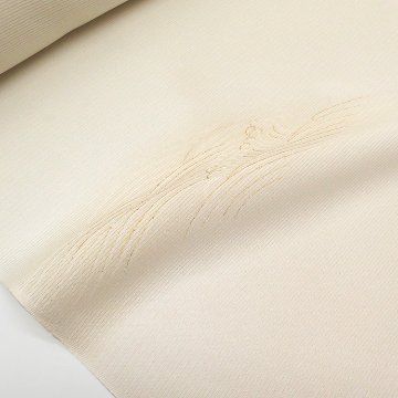 ＜お仕立て代込＞吉澤 「波頭」 千成堂別注 友禅の付下げ 絽 夏きもの 胡粉色の画像