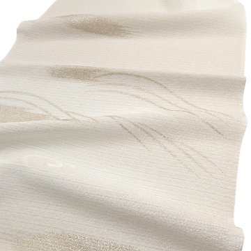 和小物さくら 夏帯揚げ 五本絽流水ぼかし友禅 素色＜即日発送可＞の画像