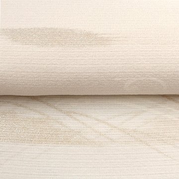 和小物さくら 夏帯揚げ 五本絽流水ぼかし友禅 素色＜即日発送可＞の画像