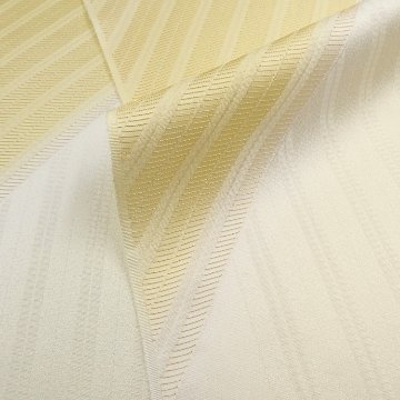 和小物さくら 帯揚げ 金糸斜めぼかし 淡黄＜即日発送可＞の画像