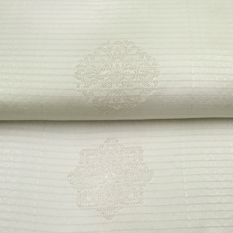 和小物さくら 夏帯揚げ 絽銀花菱ぼかし 白緑＜即日発送可＞の画像