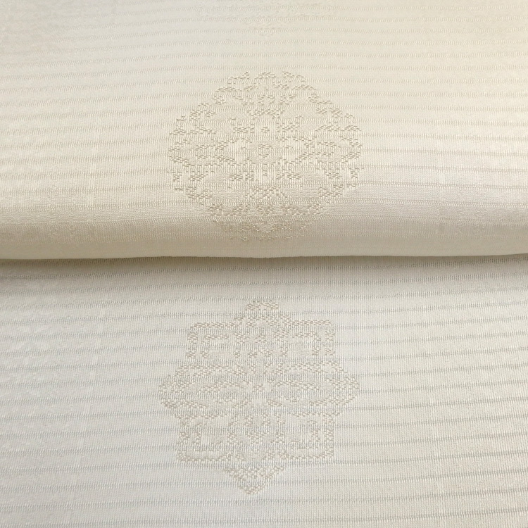 和小物さくら 夏帯揚げ 絽銀花菱ぼかし 淡黄＜即日発送可＞の画像