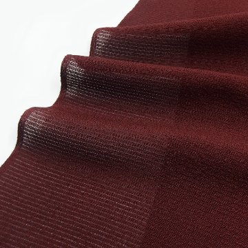 千成堂着物店 帯揚げ 「葡萄茶 × 絽」 夏帯揚げ ＜即日発送可＞ の画像