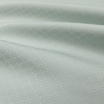 ＜お仕立て代込＞京都丹後の機屋×千成堂着物店 「野蚕白着尺 菱」 青磁鼠（灰グリーン系・色無地） の画像