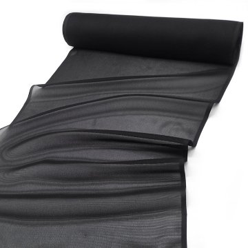 京都丹後の機屋×千成堂着物店 「丹後本紗 一尺一寸（広幅）羽尺」 3シーズンコート ちりよけ 道中着に / 墨黒＜お仕立て代込＞の画像