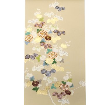 ＜お仕立て代込＞吉澤「菊と桐」千成堂別注 友禅の付下げ の画像
