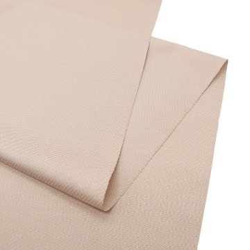 ＜お仕立て代込＞勝山さと子 「絹雲織市松 手織 一尺三分」 千成堂別注 着尺 白茶の画像