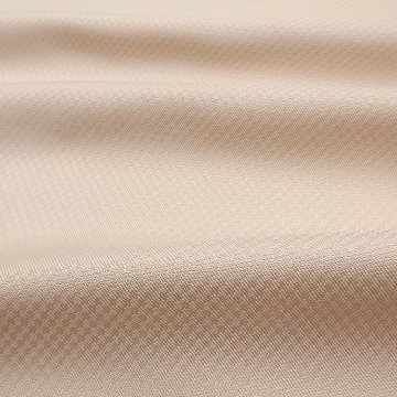 ＜お仕立て代込＞勝山さと子 「絹雲織市松 手織 一尺三分」 千成堂別注 着尺 白茶の画像