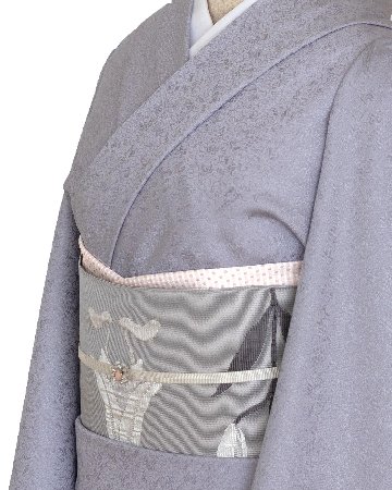 時園和代（TOKISONO）彫金の帯留め 「羽ばたき×珊瑚（ピンク）」 千成堂別注の画像