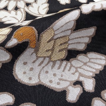 北村武資（織匠北むら） 「天平立枠」  経錦 袋帯 墨色＜お仕立て代込＞の画像