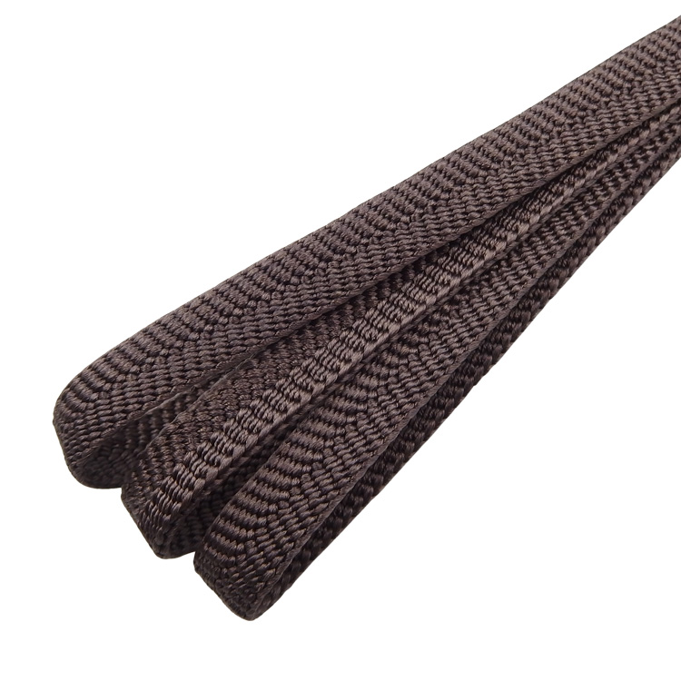 衿秀 帯締め 三分紐 江戸茶 ＜即日発送可＞の画像