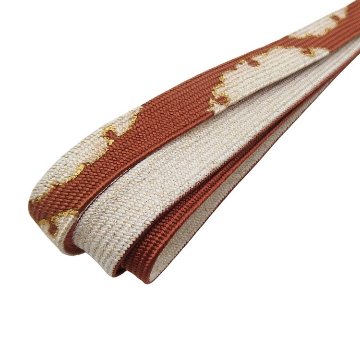 渡敬 帯締め 高麗片胴雪輪撚房 渋紙色（茶系）・金糸＜即日発送可＞の画像