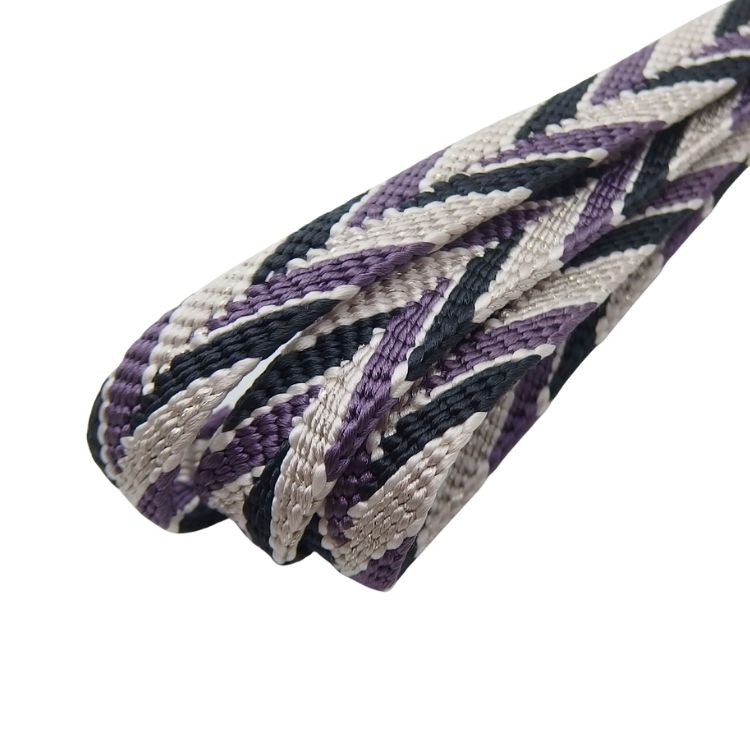 渡敬 帯締め 笹波三色木葉撚房(笹浪) 白・灰紫・鉄紺に銀糸＜即日発送可＞の画像