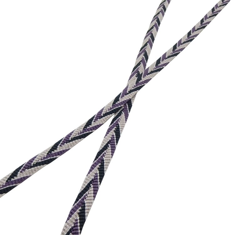 渡敬 帯締め 笹波三色木葉撚房(笹浪) 白・灰紫・鉄紺に銀糸＜即日発送可＞の画像