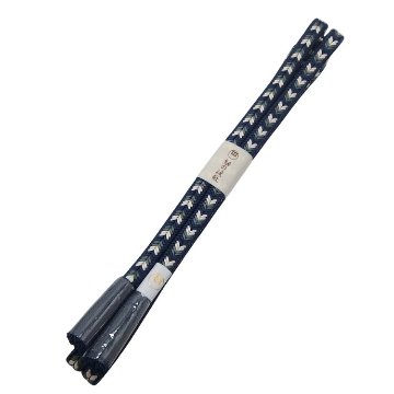 渡敬 帯締め 新ゆるぎ矢柄撚房 鉄紺・灰緑＜即日発送可＞の画像