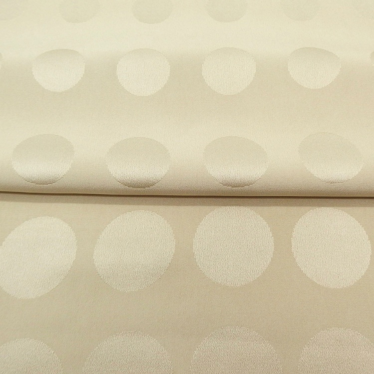 渡敬 帯揚げ ドット大小無地 丹後ちりめん 灰生成（緑みの灰ベージュ系） ＜即日発送可＞の画像