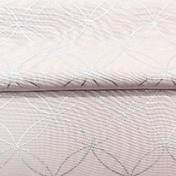 渡敬 帯揚げ 縮緬無地七宝銀箔 灰桜（ピンクがかった灰色系） ＜即日発送可＞の画像