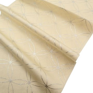 渡敬 帯揚げ 縮緬無地七宝銀箔 灰生成 ＜即日発送可＞の画像