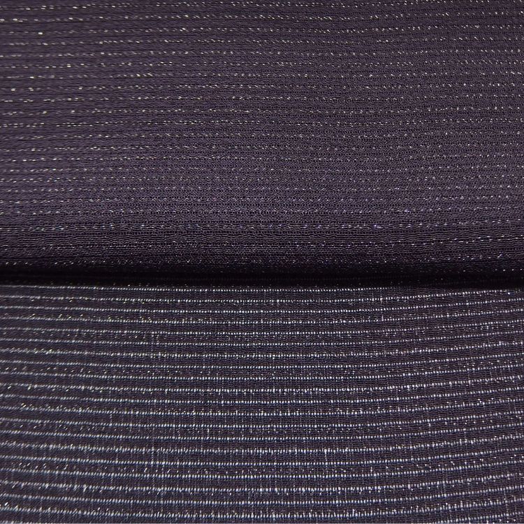 千成堂着物店 帯揚げ 「灰紫 × 絽（銀通し）」 夏帯揚げ ＜即日発送可＞ の画像