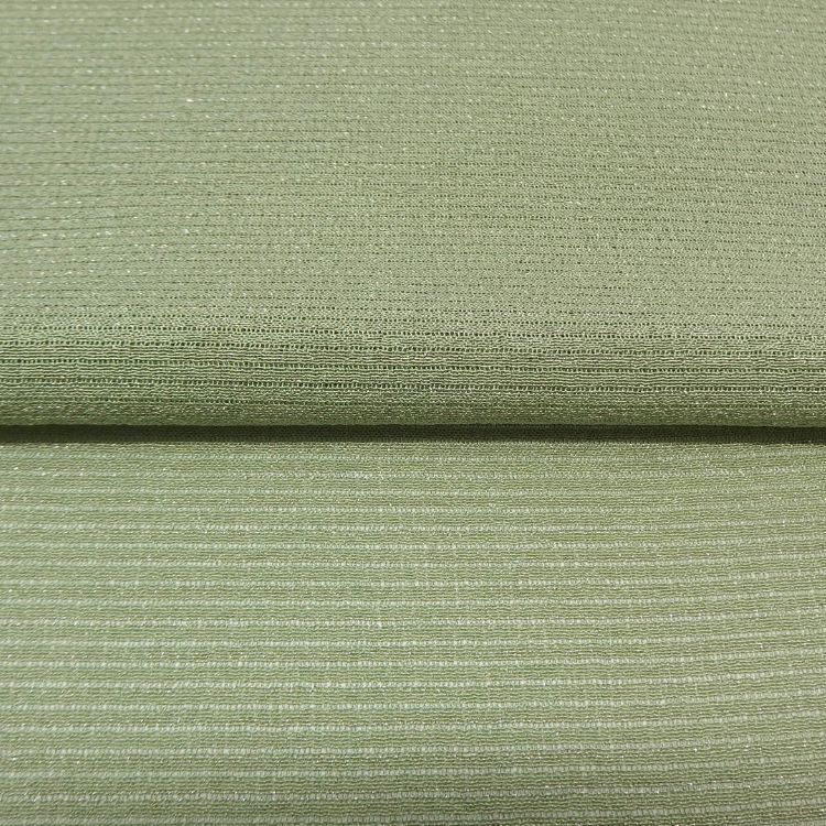 千成堂着物店 帯揚げ 「裏葉柳（灰緑系） × 絽（銀通し）」 夏帯揚げ ＜即日発送可＞ の画像