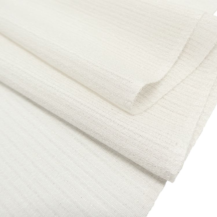 千成堂着物店 帯揚げ 灰白色 × 絽（銀通し）」 夏帯揚げ ＜即日発送可＞ の画像