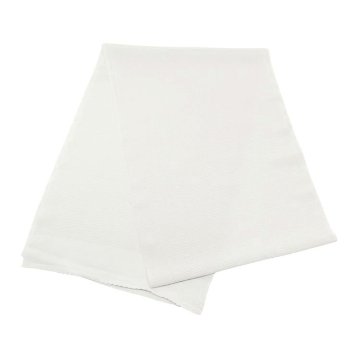 千成堂着物店 帯揚げ 灰白色 × 絽（銀通し）」 夏帯揚げ ＜即日発送可＞ の画像