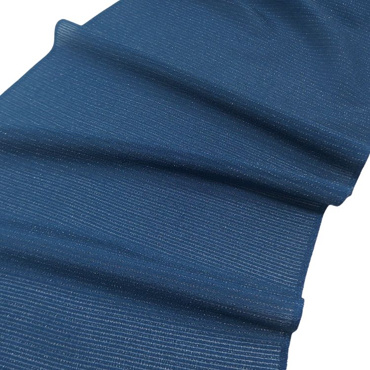 千成堂着物店 帯揚げ 「縹色（はなだいろ・灰青系）× 絽（銀通し）」 夏帯揚げ ＜即日発送可＞ の画像