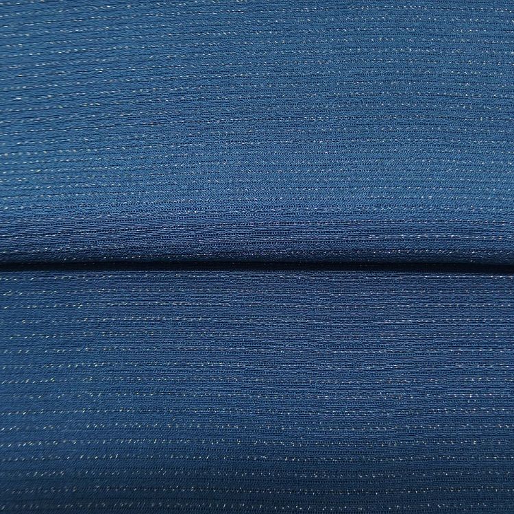 千成堂着物店 帯揚げ 「縹色（はなだいろ・灰青系）× 絽（銀通し）」 夏帯揚げ ＜即日発送可＞ の画像