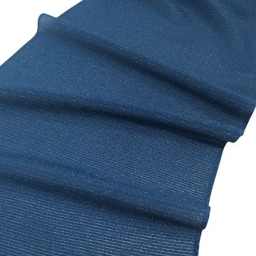 千成堂着物店 帯揚げ 「縹色（はなだいろ・灰青系）× 絽（銀通し）」 夏帯揚げ ＜即日発送可＞ の画像