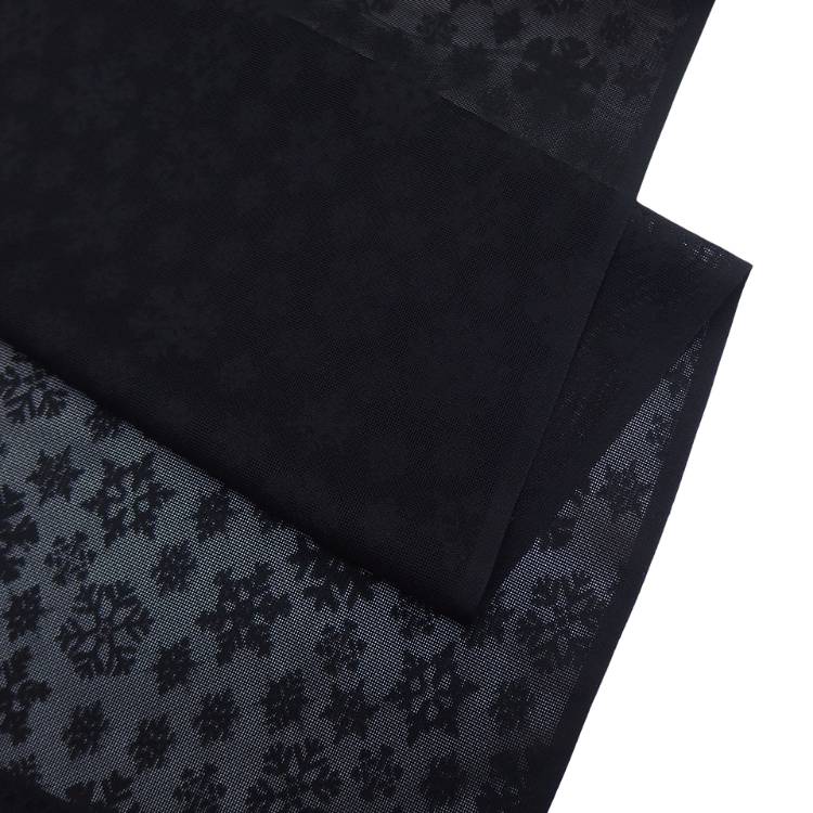 ＜お仕立て代込＞京都丹後の機屋×千成堂着物店 「本紗 雪花文×二度引染 羽尺」 3シーズンコート ちりよけ 道中着に / 勝色（青みの濃墨色）の画像