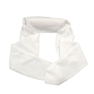 井登美 へちま帯枕 紐ベルト付き 帯まくら 白の画像