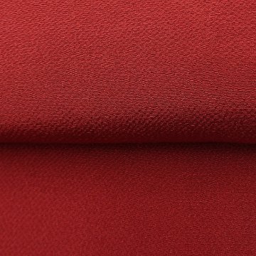 千成堂着物店 一点もの帯揚げ 「紅鳶 × 縮緬（ちりめん）」＜即日発送可＞ の画像