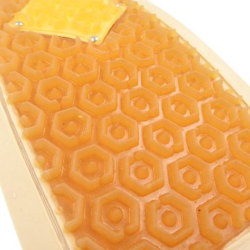 衿秀 雨草履 エナメル Lサイズ 白梅鼠の画像