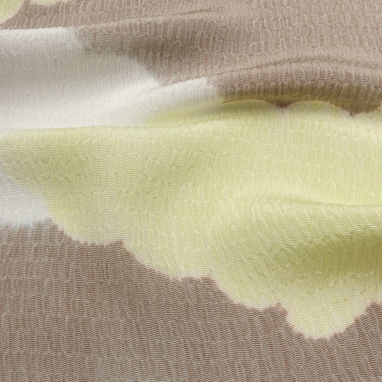 衿秀 帯揚げ 雲 うずら縮緬 茶鼠 ＜即日発送可＞の画像