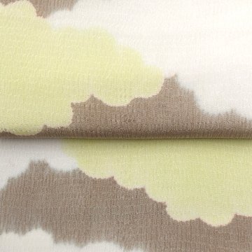 衿秀 帯揚げ 雲 うずら縮緬 茶鼠 ＜即日発送可＞の画像