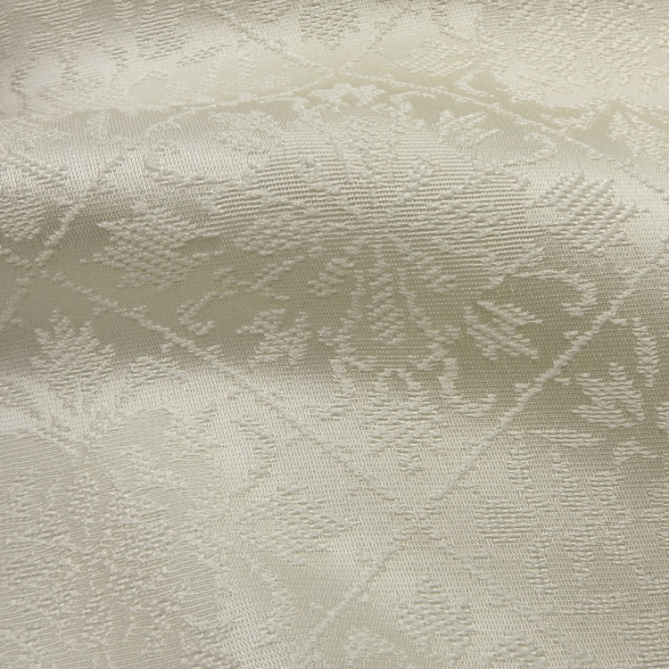 衿秀 帯揚げ 菱に花紋ぼかし 白緑と月白 ＜即日発送可＞の画像