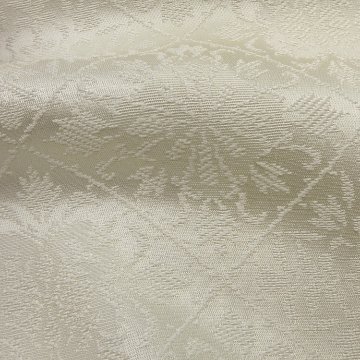 衿秀 帯揚げ 菱に花紋ぼかし 白緑と月白 ＜即日発送可＞の画像