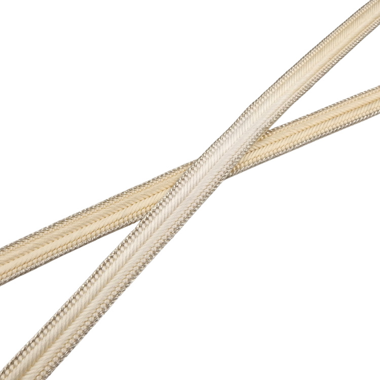 和小物さくら 帯締め 綾竹大和銀耳ぼかし 撚房 鳥の子色 ＜即日発送可＞の画像