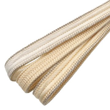 和小物さくら 帯締め 綾竹大和銀耳ぼかし 撚房 鳥の子色 ＜即日発送可＞の画像