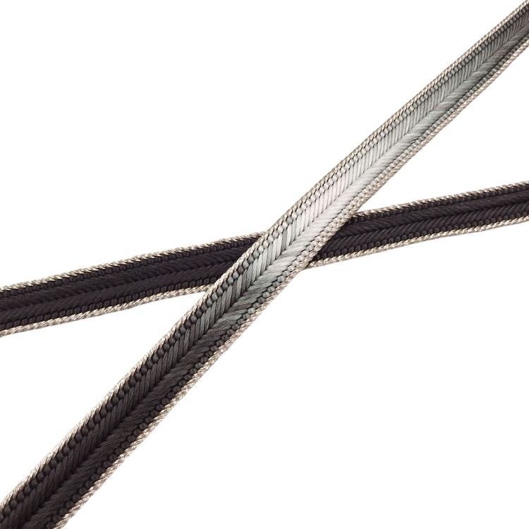 和小物さくら 帯締め 綾竹大和銀耳ぼかし 撚房 黒茶 ＜即日発送可＞の画像