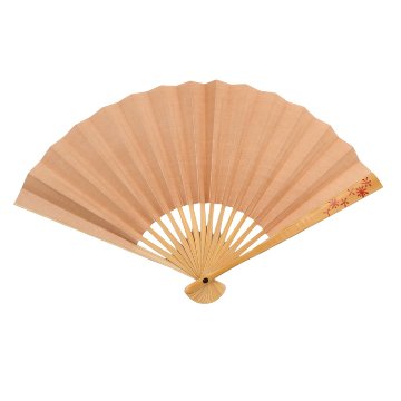 竹 扇面 44 扇子 ジオメトリー螺鈿 0407 黒・紺 | 保赤軒/ホセッケン