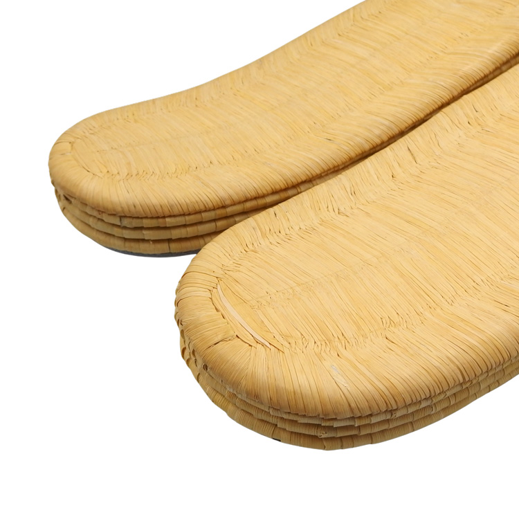 衿秀 南部表（畳表・志那表）「前3後7」 草履の台 生成 （M・Ｌサイズ） の画像