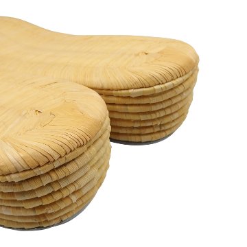 衿秀 南部表（畳表・志那表）「前3後7」 草履の台 生成 （M・Ｌサイズ） の画像