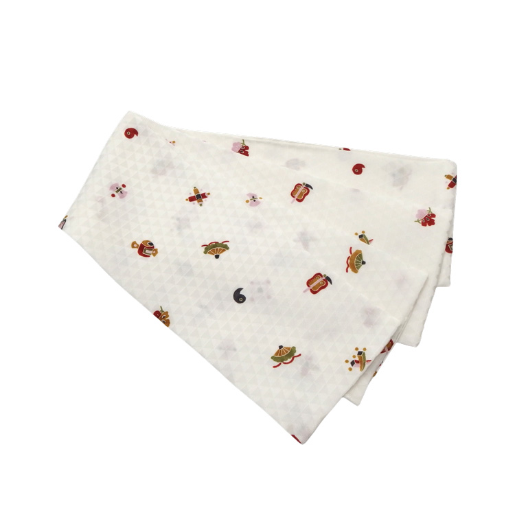 大原商店 伊達締め 宝尽くし 白の画像