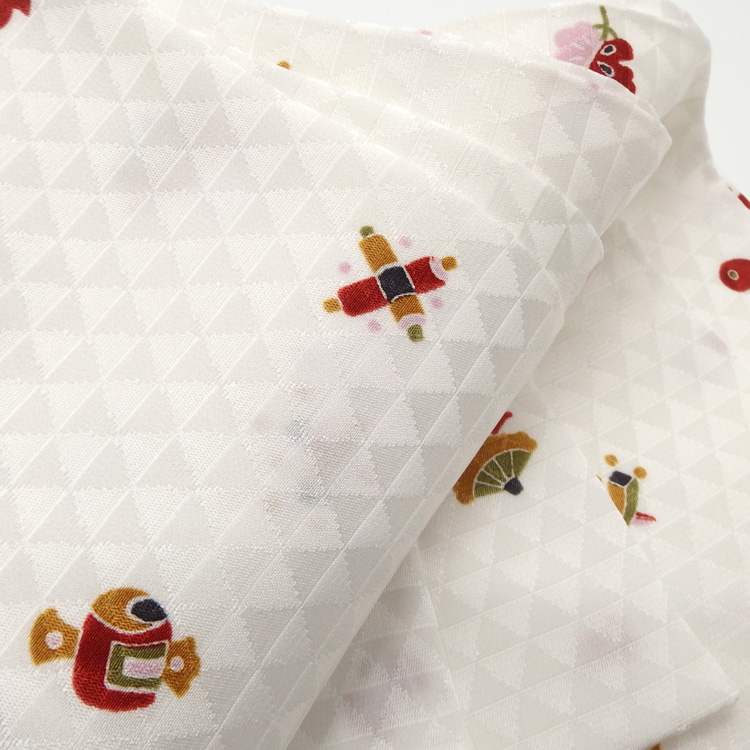 大原商店 伊達締め 宝尽くし 白の画像