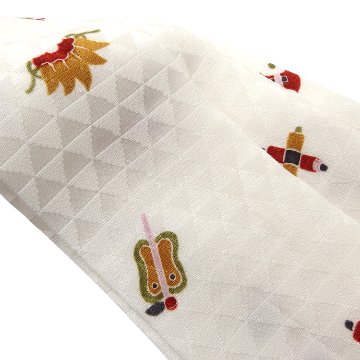 大原商店 腰ひも 宝尽くし 白 腰紐の画像