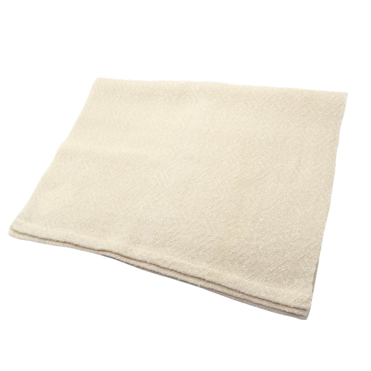 Kameli apartment（カメリ アパートメント）「エクリュ（生成）」手織り大判ストール（ショール）リネン×ウール＜即日発送可＞の画像